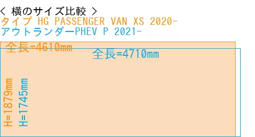 #タイプ HG PASSENGER VAN XS 2020- + アウトランダーPHEV P 2021-